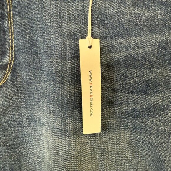 Fran Denim Women’s 31 Blue Dark Wash High Rise Ellen Flare Jeans - Picture 4 of 12